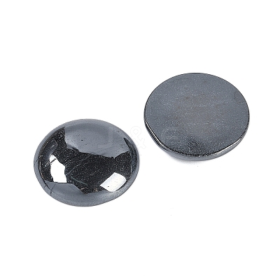 Synthetic Non-magnetic Hematite Cabochons G-H1596-FR-25mm-31-1