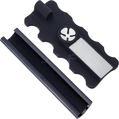 2Pcs 2 Style Billiard Cue Tip Trimmers AJEW-OC0003-07-1