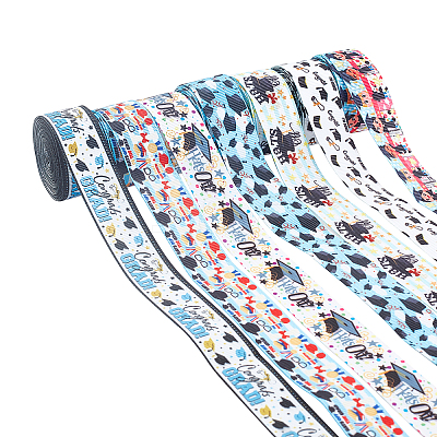 35 Yards 7 Patterns Polyester Ribbon OCOR-GA0001-17-1