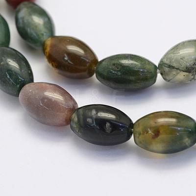 Natural Indian Agate Beads Strands G-G697-G02-8x12mm-1
