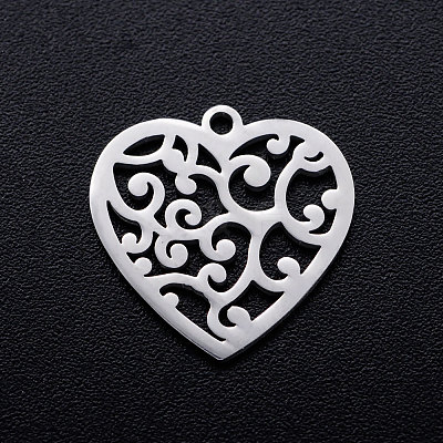 Non-Tarnish 201 Stainless Steel Pendants STAS-T046-JN254-1-1