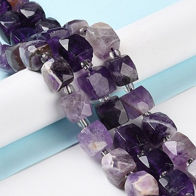 Natural Amethyst Beads Strands G-B065-A02-1