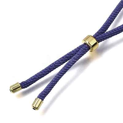 2.5MM Adjustable Braided Nylon Cords Necklace Making FB-CBAA152-02G-1