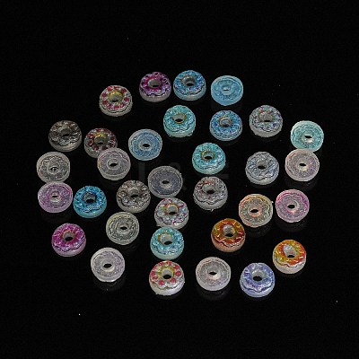 Luminous Transparent Resin Decoden Cabochons RESI-K036-12-1
