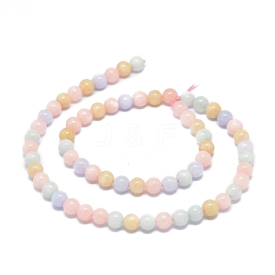 Natural White Jade Imitation Morganite Beads G-O201A-04A-1-1