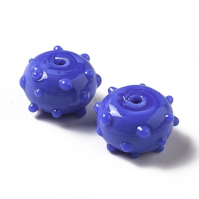Handmade Bumpy Lampwork Beads LAMP-E023-06B-1