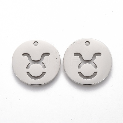Tarnish Resistant 201 Stainless Steel Pendants STAS-Z001-B-07P-1