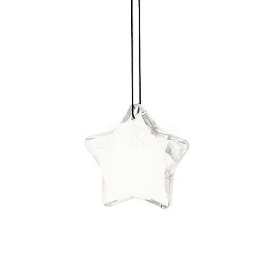 Star Glass Suncatchers HJEW-Z009-01A-01-1