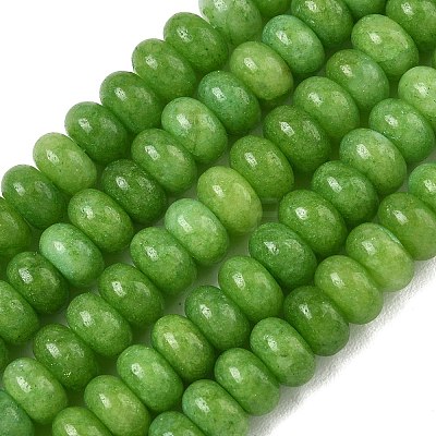 Dyed Natural White Jade Beads Strands GG-CBA9281-A16-5x8mm-1