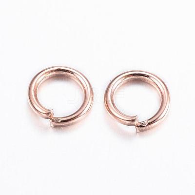 304 Stainless Steel Open Jump Rings X-STAS-H380-09RG-1