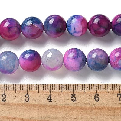 Natural Agate Beads Strands G-NH0001-G04-01-1