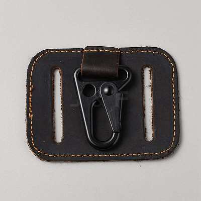 Leather Enlarged Mouth Clips Hooks FIND-WH0421-107B-1