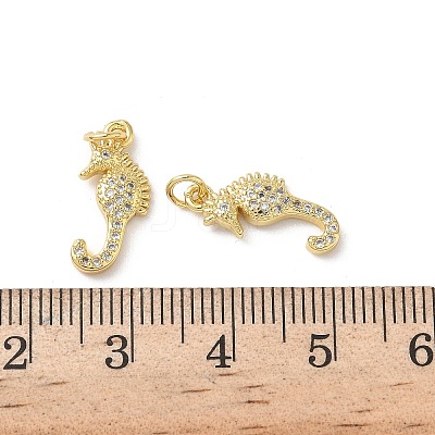 Brass Micro Pave Cubic Zirconia Pendants KK-D502-26B-G-1