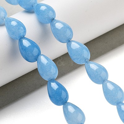 Natural Aquamarine Dyed Beads Strands G-B106-A10-02-1