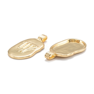 Brass Pendants KK-O140-20G-1