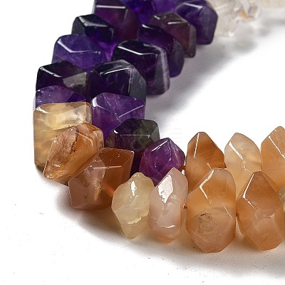 Chakra Natural Mixed Gemstone Beads Strands G-D091-A08-1
