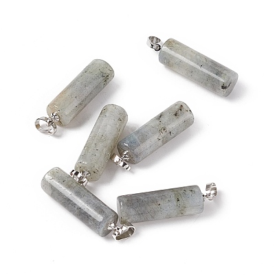 Natural Labradorite Pendants G-E135-02P-08-1