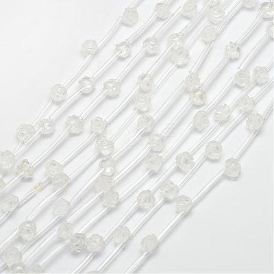 Natural Quartz Crystal Scattered Beads G-O156-B-04-1