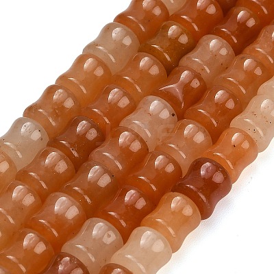 Natural Red Aventurine Beads Strands GG-CBA792A-E01-8x9mm-1
