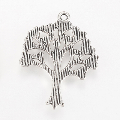 Tibetan Style Alloy Pendants X-TIBEP-Q064-44AS-RS-1