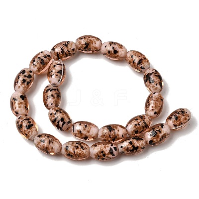 Handmade Gold Sand Lampwork Beads LA-CBAC6A6-01F-1