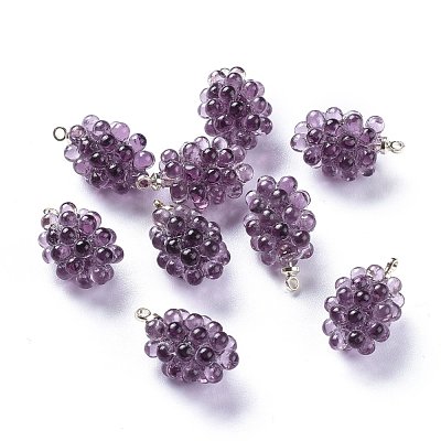 Autumn Theme Resin Pendants KY-I007-46-1