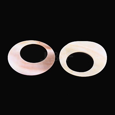 Natural Freshwater Shell Big Pendants SHEL-T020-44-1