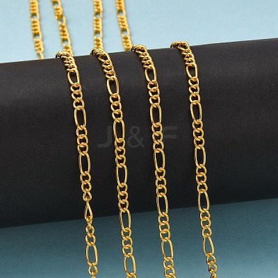 Iron Handmade Chains Figaro Chains Mother-Son Chains CHSM005Y-G-1