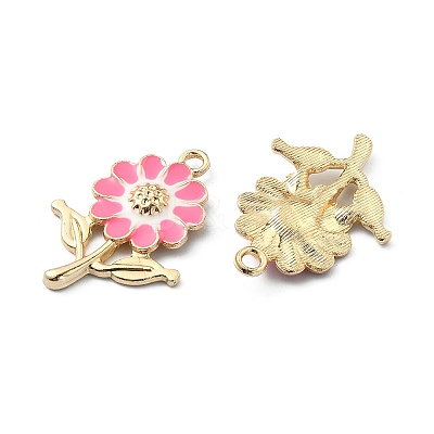 8Pcs Alloy Enamel Pendants ENAM-YW0002-31E-1