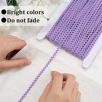 40M Polyester Wavy Fringe Trim Ribbon OCOR-GF0004-39I-1