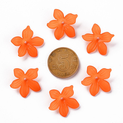 Frosted Acrylic Bead Caps MACR-S371-05A-726-1