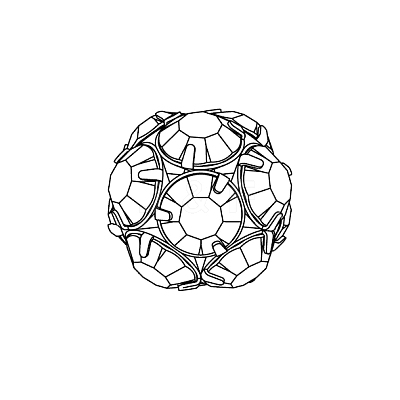 Preciosa® MAXIMA Crystal Stones in Settings X-PRC-MB8-00030-RG-1