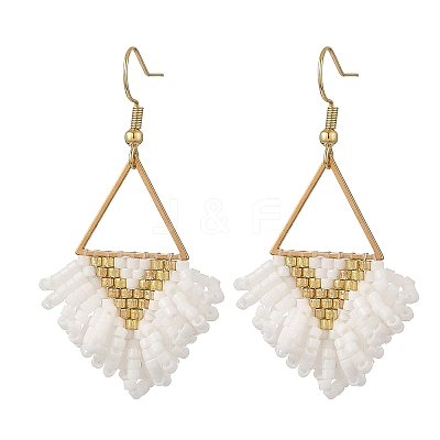 304 Stainless Steel Dangle Earrings EJEW-MZ00806-01-1