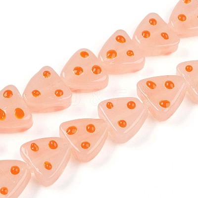 Handmade Lampwork Beads Strands LAMP-N028-01B-1