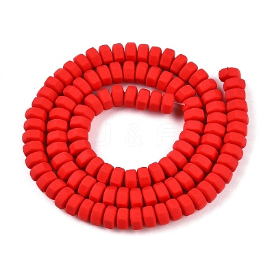Handmade Polymer Clay Beads Strand CLAY-T021-01J-1