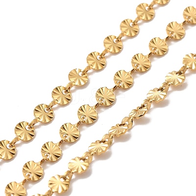 Ion Plating(IP) 304 Stainless Steel Flower Link Chains STAS-B041-08G-1