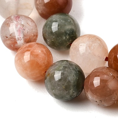 Natural Colorful Rabbit Fur Rutilated Quartz Beads Strands GG-CBA4808-I01-8mm-1