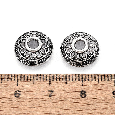 Tibetan Style Alloy Bead Cone TIBEB-T004-17AS-1