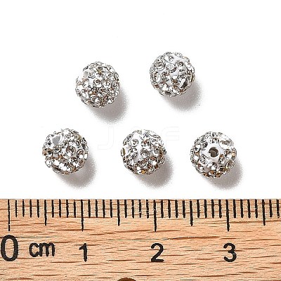 Pave Disco Ball Beads LS-RB-Q195-6mm-001-1