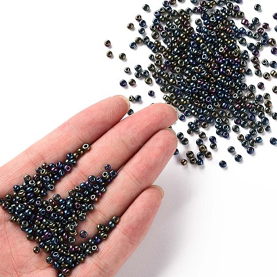 (Repacking Service Available) 8/0 Glass Seed Beads SEED-C018-3mm-605-1
