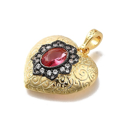 Barss Rhinestone Pendants KK-V002-08G-03-1