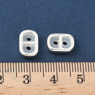 Brass Silicone Slide Charms KK-C099-06A-S-1