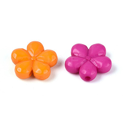 Opaque Acrylic Beads OACR-Q197-08-1
