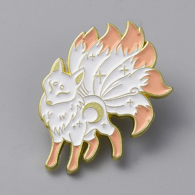 Animal Enamel Pins JEWB-WH0039-03B-G-1