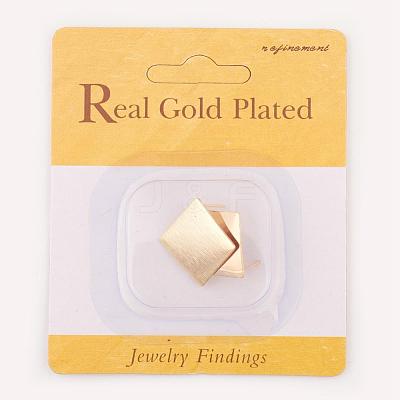 Brass Ear Stud Findings X-KK-S345-018-1