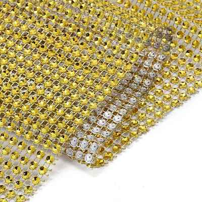 24 Rows Plastic Diamond Mesh Wrap Roll DIY-L049-05J-1