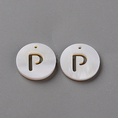 Natural Freshwater Shell Pendants LS-SHEL-Q311-008P-1
