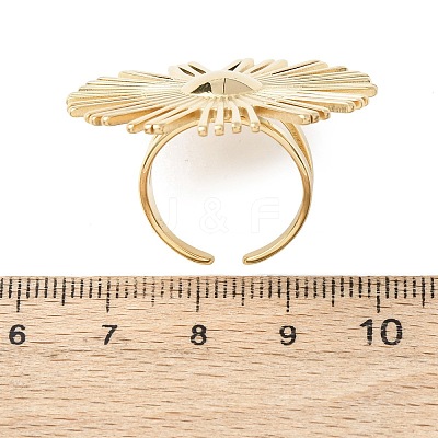 304 Stainless Steel Cuff Rings RJEW-P177-01H-G-1