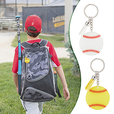 DIY Baseball Keychain Making Kit DIY-GA0005-59-1