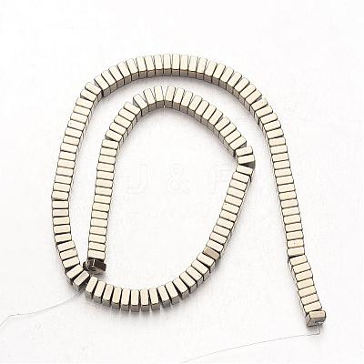 Electroplate Non-magnetic Synthetic Hematite Bead Strands G-F300-20A-06-1